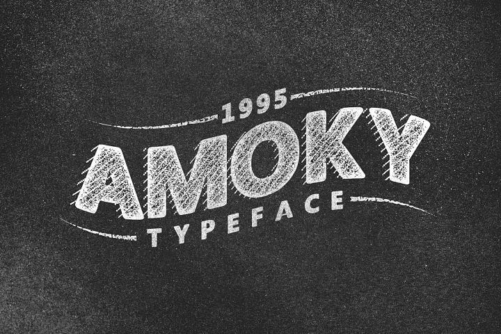 Amoky: A Bold Display Font for Modern Branding