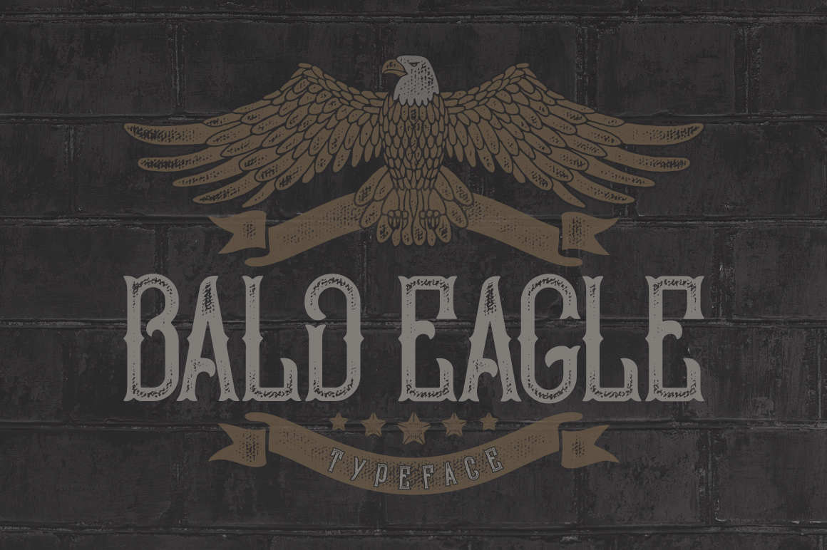 Bald Eagle: A Vintage Display Font for Web Design