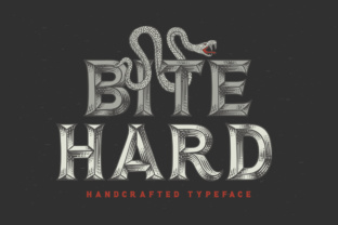 Bite Hard: A Hand-Decorated Display Font for Editors