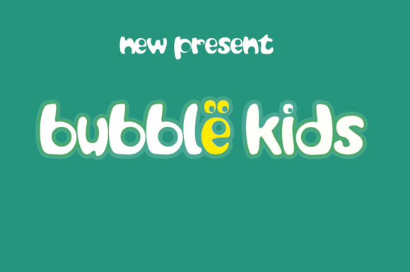 Bubble Kids: A Playful Display Font for Web Design