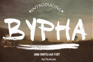 Bypha: A Bold Display Font for High-Impact Campaigns