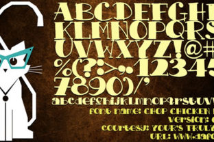 Chop Chicken N Beef: A Display Font for Bold Campaigns