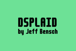 Dsplaid: A Bold Display Font for Your Brand