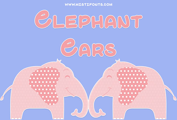 Elephant Ears: A Handwritten Display Font for Business