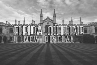 Elpida Outline: A Stylish Display Font for Crafters