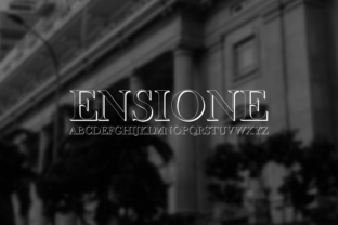 Ensione: A Bold Display Font for Your Brand