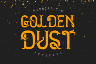 Golden Dust: A Premium Display Font for Business Branding