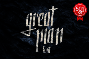 Great Man: A Bold Display Font for Your Brand