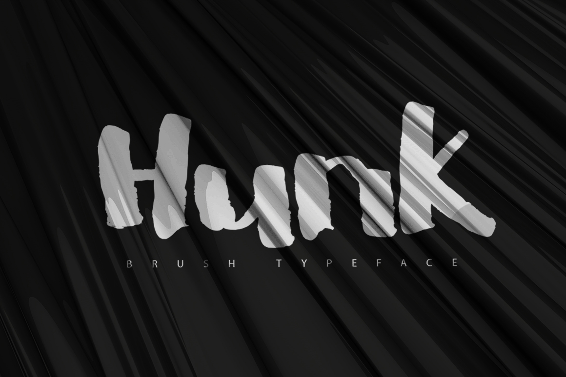 Hunk: A Bold Display Font for Makers