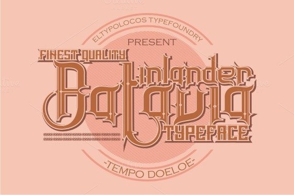 Inlander Batavia: A Vintage Display Typeface for Editors