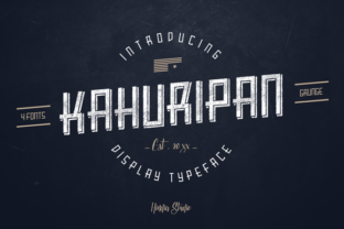 Kahuripan: The Display Font for Bold Campaigns