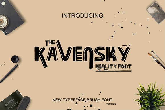 Kavensky: A Modern Display Font for Web Design