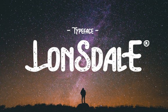 Lonsdale: A Textured Display Font for Editorial Design