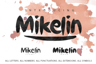 Mikelin: A Refined Display Font for Editorial Design
