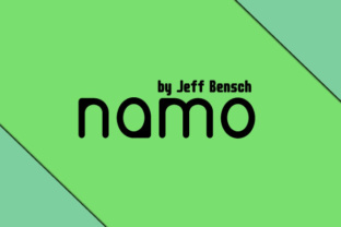 Namo: A Charming Display Font for Makers
