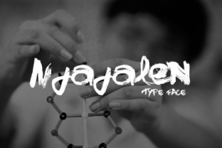 Njajalen: A Modern Display Font for Editorial Design