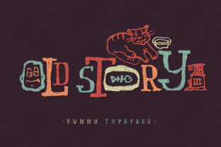 Old Story: A Playful Display Font for Marketers