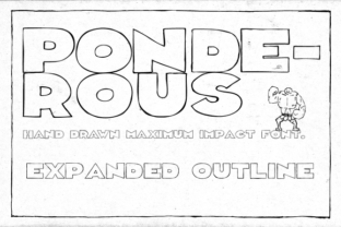Ponderous Expanded Outline: A Bold Display Font for Business