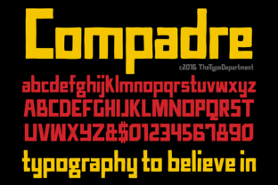 TTD Compadre: A Bold Display Font for Campaigns